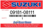 Suzuki 09181-08111 SHIM (8X12X1)