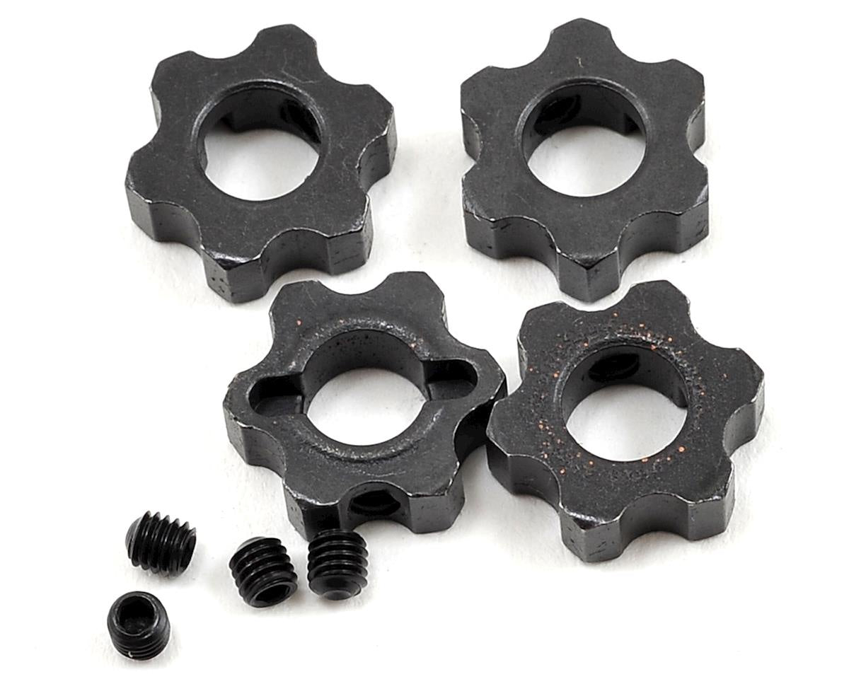 Tekno TKR5571M Wheel Hexes (12mm, steel, lightened, 4pcs)