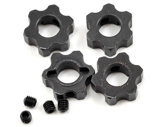 Tekno TKR5571M Wheel Hexes (12mm, steel, lightened, 4pcs)
