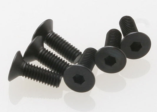 Traxxas 2542 Screws, 4x12mm countersunk machine (hex drive) (6) 0.025