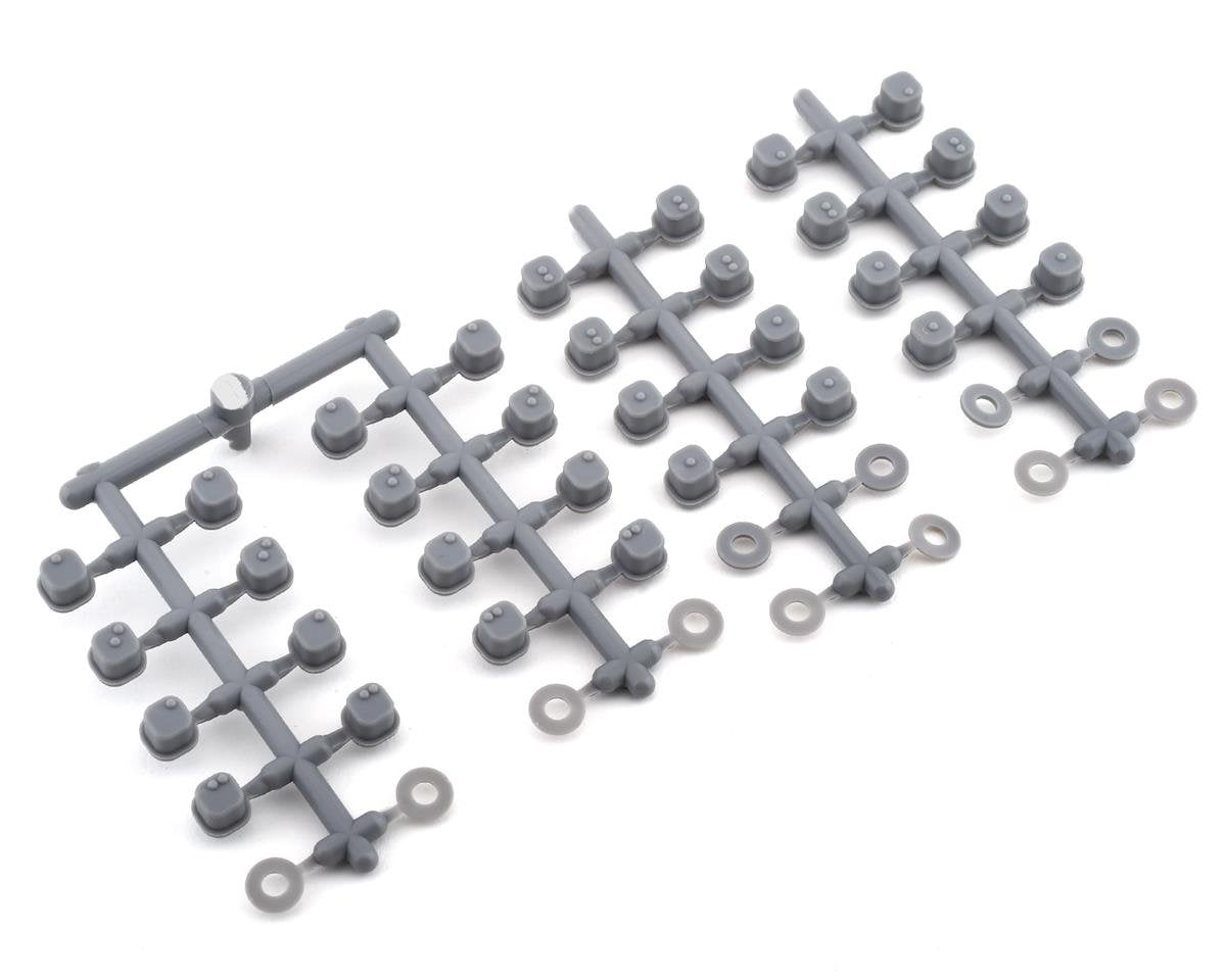 Tekno TKR6544B Hinge Pin Inserts, Wheelbase Shims (requires TKR6523HD pins, EB/ET410)