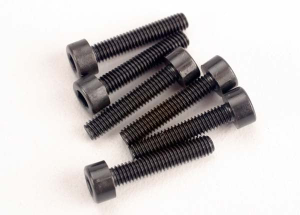 Traxxas 2586 - Head screws, 3x15mm cap-head machine (hex drive) (6) (TRX 2.5)