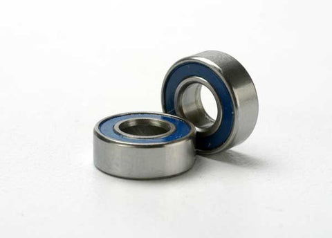 Traxxas 5116 Ball bearings, blue rubber sealed (5x11x4mm) (2) 0.015