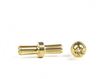 Avid RC AV1092-55 Gold Battery Bullets (2) | Dual 5mm