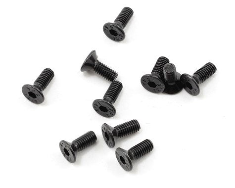 ProTek RC PTK-H-2202 3x8mm Flat Head Screws (10)