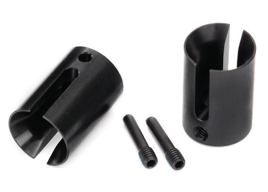 Traxxas 8652 - Drive cup, machined steel (2)/ 4x17mm screw pins (2)