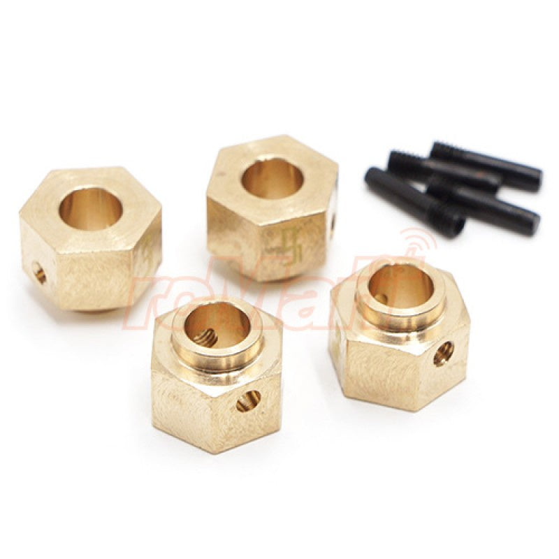 Yeah Racing TRX4-037 12mm Brass Hex Adaptor 8mm Offset 4pcs For Traxxas TRX-4 TRX4-6