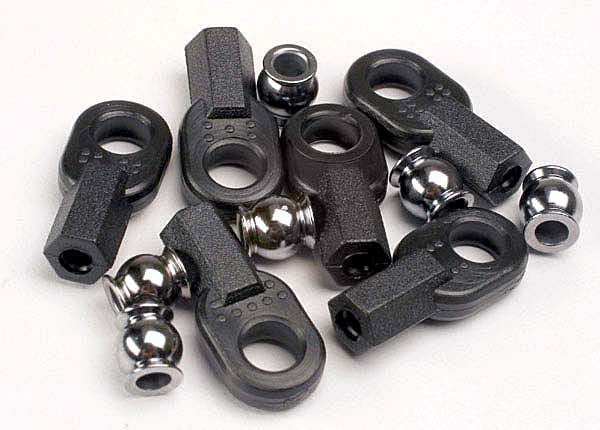 Traxxas 2742 Rod ends, long (6)/ hollow ball connectors (6) 0.02