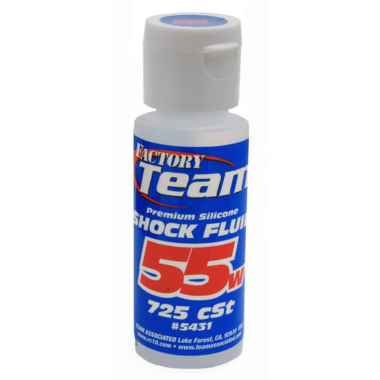 Team Associated 5431 Silicone Shock Fluid 55 weight/725cs