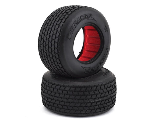 DE Racing DER-G6T-D30 G6T Oval SC 2.2/3.0" Short Course Truck Tires w/Inserts (2) (D30)