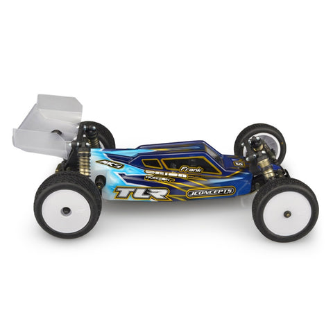 Jconcepts 0318L S2-TLR 22 4.0 Clear Body w/ Aerowing, Lightweight