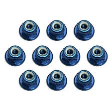 Team Associated 25392 3mm M3 Flanged Aluminum Lock Nuts, Bl (10)