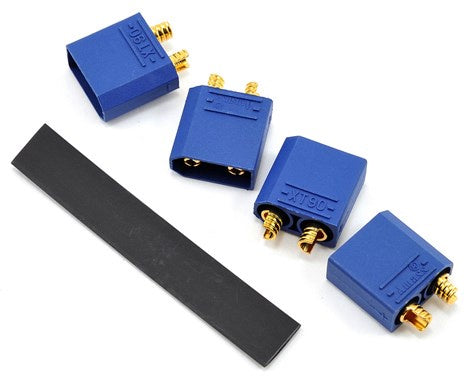 ProTek RC PTK-5038 4.5mm "TruCurrent" XT90 Polarized Device Connectors (4 Male)