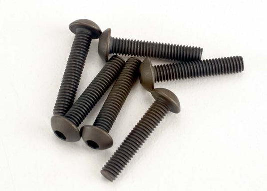Traxxas 2579 Screws, 3x15mm button-head machine (hex drive) (6) 0.015