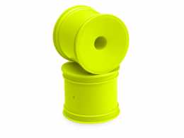 JConcepts 3354Y 12mm Hex Mono 1/10 Stadium Truck Wheel (4) (T4.1) (Yellow)