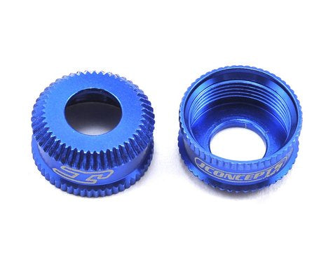 Jconcepts 2492-1 JConcepts - Fin, VCS shock bottom cap - blue