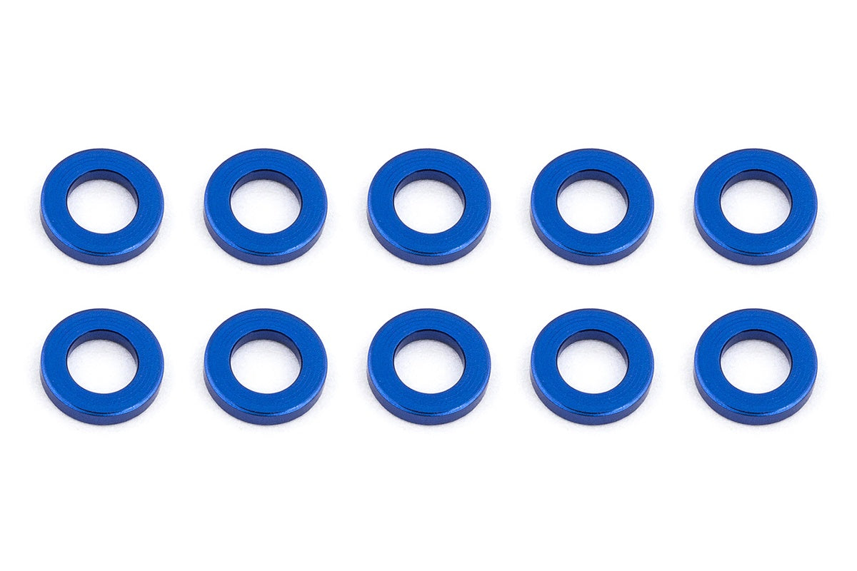 Team Associated 31382 Ballstud Washers,5.5x1.0mm, blue AL