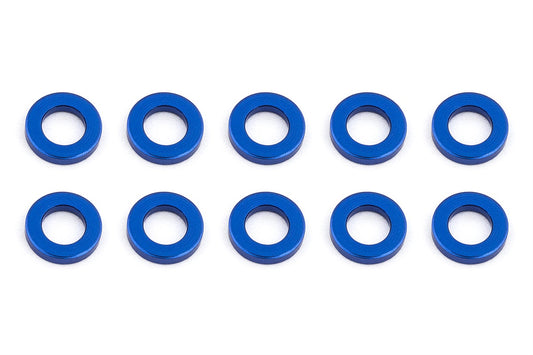 Team Associated 31382 Ballstud Washers,5.5x1.0mm, blue AL