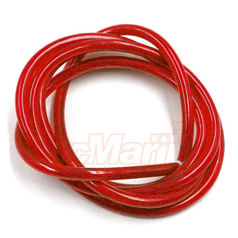 Yeah Racing WPT-0137RD 12AWG Transparent Wire 1m Red