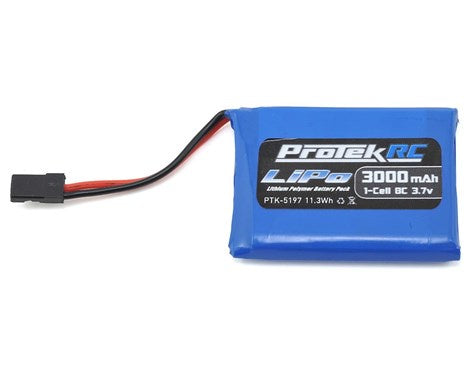 ProTek RC PTK-5197 1S LiPo Transmitter Battery Pack (3.7V/3000mAh) (Sanwa MT-44)