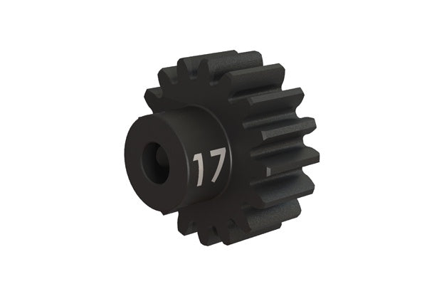 Traxxas 3947X - Gear, 17-T pinion (32-p), heavy duty (machined, hardened steel)/ set screw