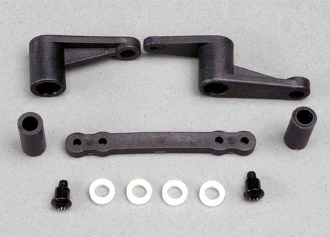 Traxxas 4943 Steering bellcranks (2)/ bellcrank bushings (5x8x2.5mm) (4)/ bellcrank post spacers (2)/ draglink/ 3x8mm shoulder screws (2) 0.045