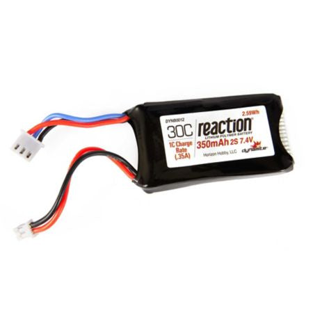 Horizon DYNB0012   7.4v 350mAh 2S LiPo Battery: PH 2.0