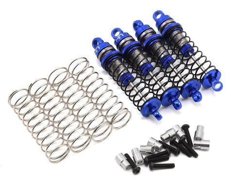 Hot Racing LTN56DP06 Traxxas 1/16 Threaded Aluminum Shocks (Blue) HRALTN56DP06
