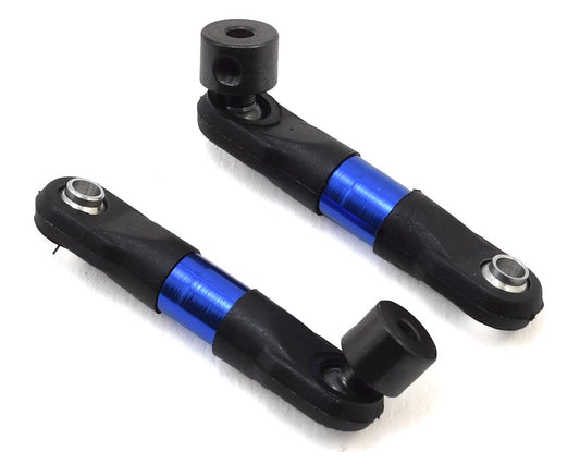 Hot Racing HRATE311PR Traxxas Slash Sway Bar Push Rod (Blue) (2)