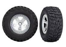 Traxxas 5880X 2.2/3.0 Pre-Mounted Kumo Tires & Wheels (Satin Chrome) (2)