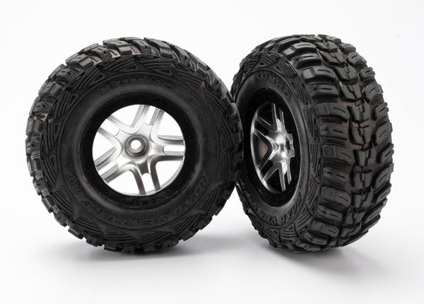 Traxxas 5882R Tires & wheels, assembled, glued (S1 ultra-soft off-road racing compound)