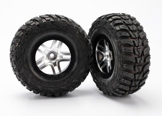 Traxxas 5882R Tires & wheels, assembled, glued (S1 ultra-soft off-road racing compound)