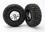 Traxxas 5882R Tires & wheels, assembled, glued (S1 ultra-soft off-road racing compound)