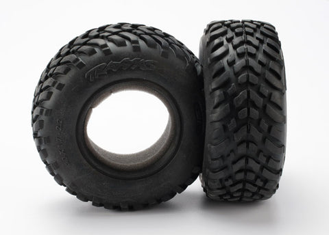 Traxxxas 5871r Tires, Ultra soft, S1 compound for off-road racing, SCT dual profile 4.3x1.7- 2.2/3.0" (2)/ foam inserts (2)