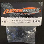 Custom Works 4491 Machined Idler for Laydown Transmission