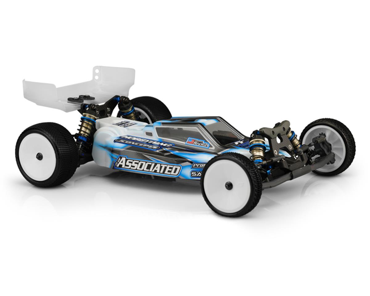 JConcepts 0475 Associated B6.4/B6.4D "F2" Body w/Carpet Wing (Clear)