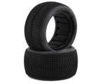 JConcepts 3133-03 Sprinter 2.2" Rear Buggy Dirt Oval Tires (2) (Aqua A2)