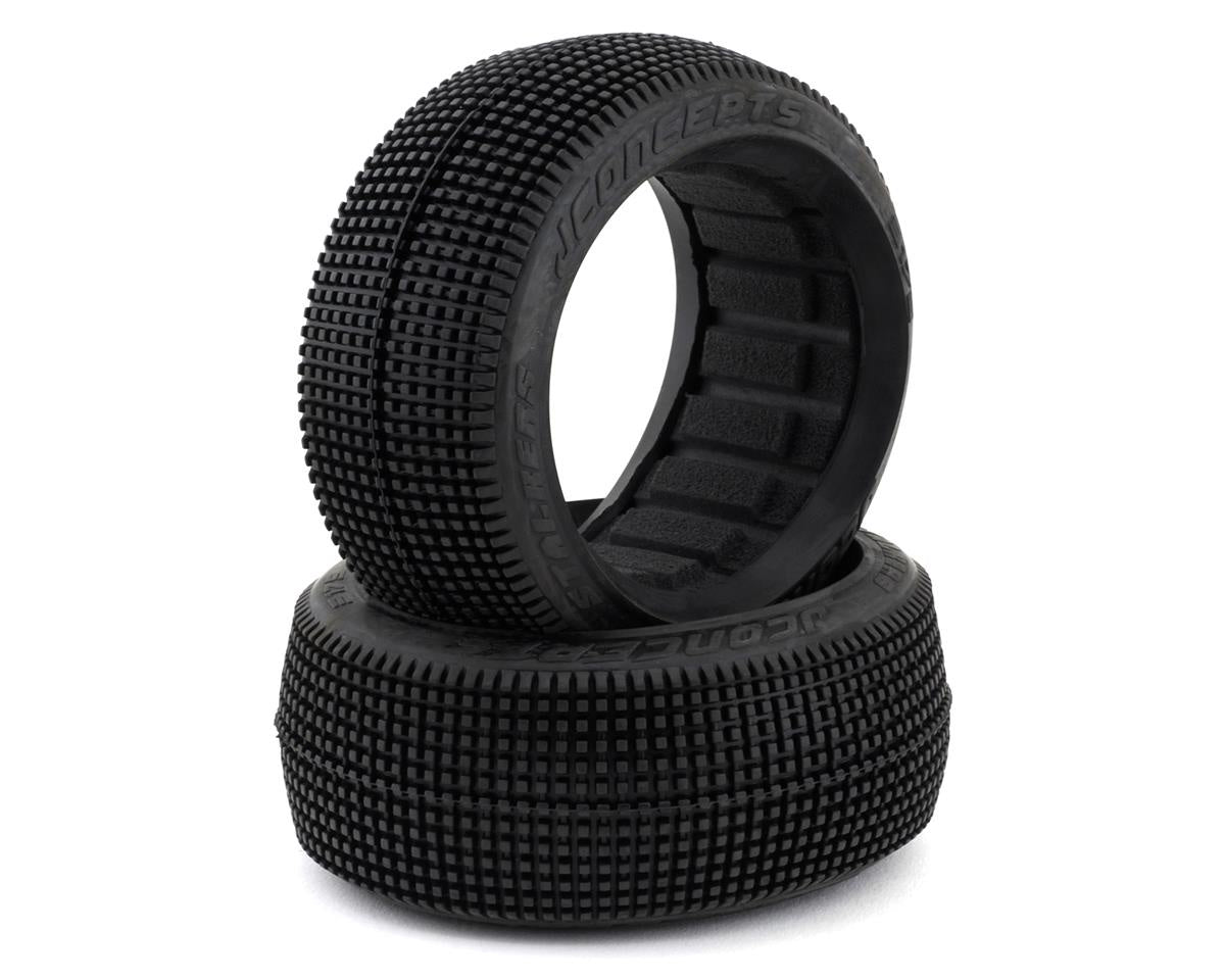 Jconcepts 3175-04 Stalkers 1/8th Buggy Tire (2) - Aqua A3 (Super Soft Longwear)