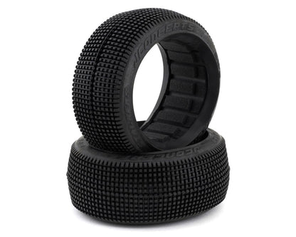 Jconcepts 3175-04 Stalkers 1/8th Buggy Tire (2) - Aqua A3 (Super Soft Longwear)