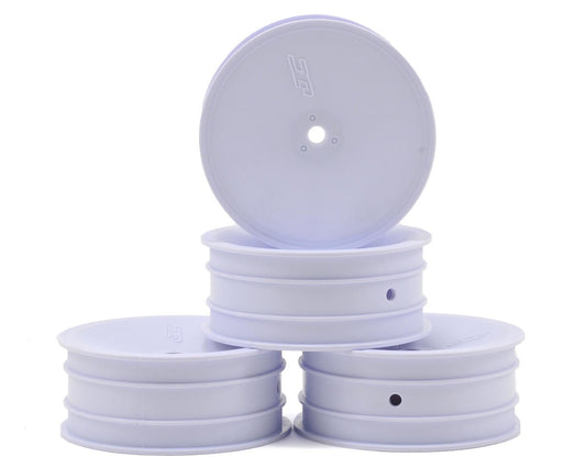 JConcepts 3347W 12mm Hex Mono 2.2 Front Wheels (4) (B6/B5/RB6) (White)