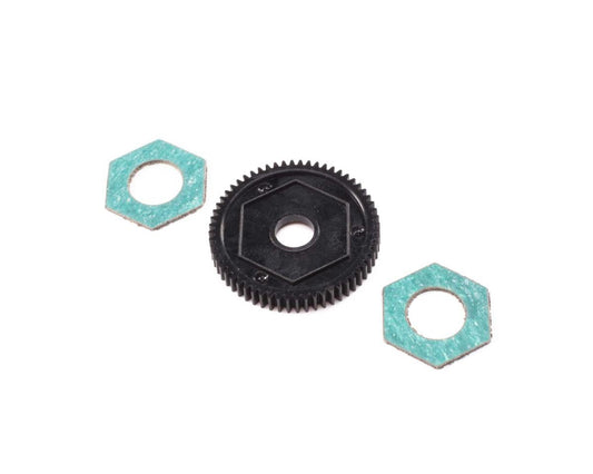 Losi Mini-T LOS212016 2.0 Spur Gear w/Slipper Pads (60T)