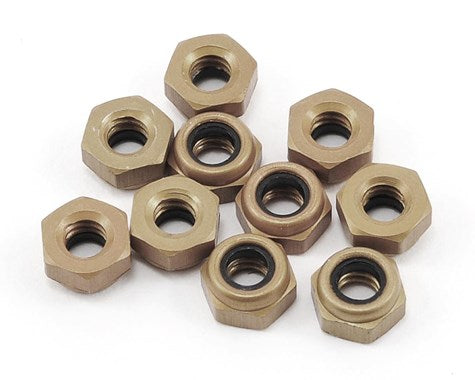Losi LOSA6306 4-40 Aluminum Mini Nuts (10)