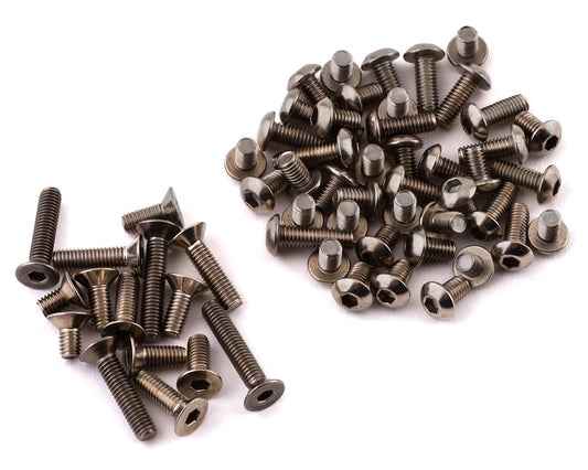 Mugen Seiki A2815 MTC2 Titanium Screw Set (Top)
