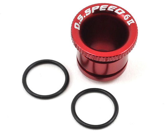 O.S. 6.0mm 71533261 Aluminum Carburetor Reducer (Red)  OSMG2416