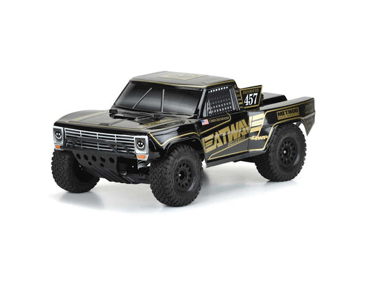 Pro-Line 3551-18 1967 Ford F-100 Heatwave Edition Tough-Color Race Truck Pre-Cut Body (Black)
