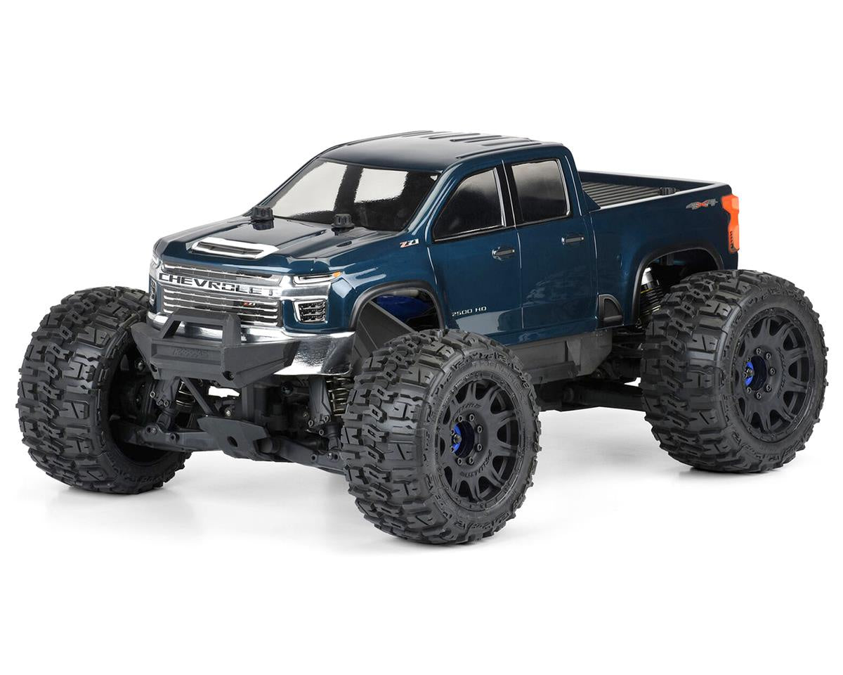 Pro-Line 3582-00 2021 Chevy Silverado 2500 HD Monster Truck Body (Clear) (X-Maxx)