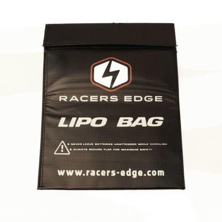 Racers Edge RCE2103 LiPo Safety Sack (300mmx220mm) Black
