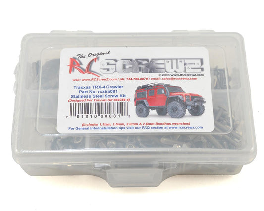 RC Screwz RCZTRA081 Traxxas TRX-4 Stainless Steel Screw Kit