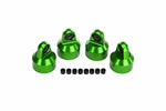 Traxxas 8964G Shock caps, aluminum (green-anodized), GT-MaxxÃÂ® shocks (4) 0