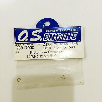 O.S. Engine 23817000 Piston Pin Retainer RX/RZ/XM  OSMG7476